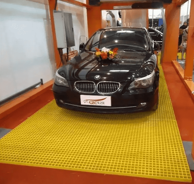 洗车房专用玻璃钢格栅板脚踏板厂家